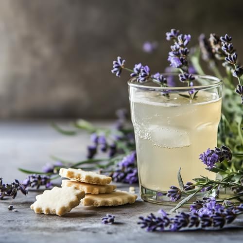 SavorSatch Dried Lavender Flowers Buds – 2 oz Resealable Pouch | Culinary Grade, Whole Flower, Kosher Certified, Non-GMO | Soothing Aroma, Herbal Tea, Baking, Crafts, Sachets – Product of Albania