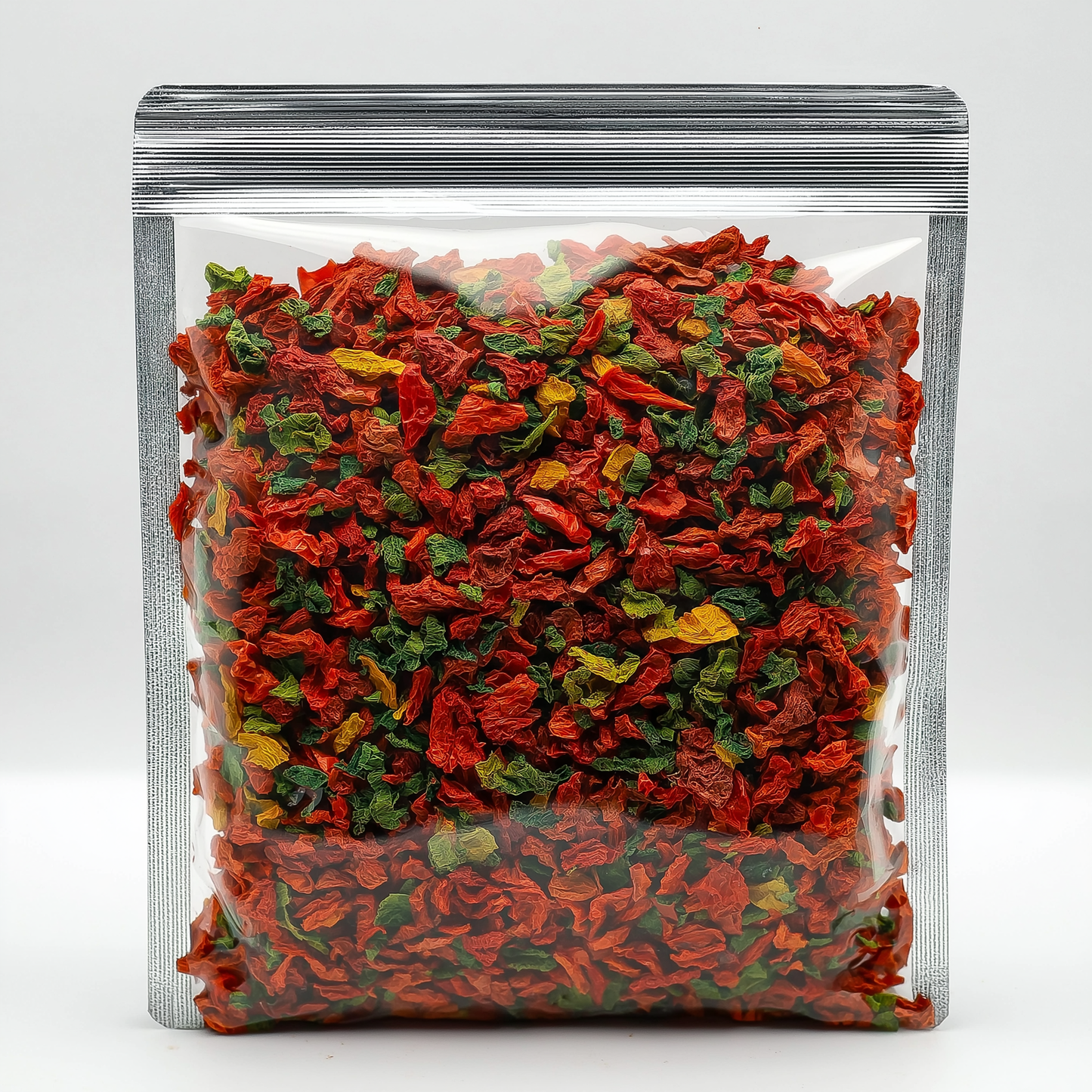 SavorSatch Dried Red & Green Bell Pepper Flakes – 5lb Resealable Pouch | Dehydrated, Kosher, Non-GMO, Bulk for Cooking, Soups & Emergency Supply