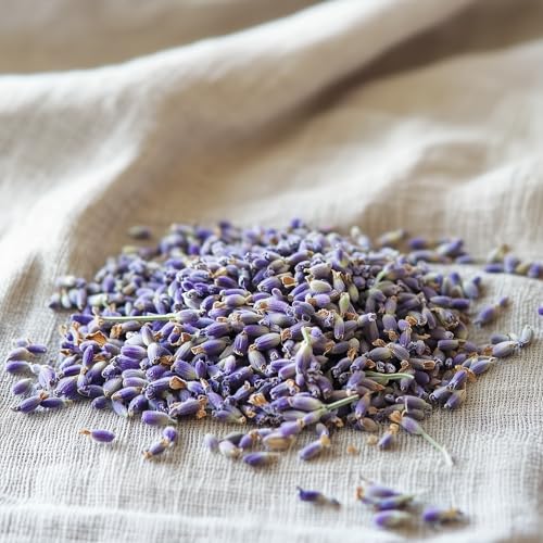 SavorSatch Dried Lavender Flowers Buds – 2 oz Resealable Pouch | Culinary Grade, Whole Flower, Kosher Certified, Non-GMO | Soothing Aroma, Herbal Tea, Baking, Crafts, Sachets – Product of Albania