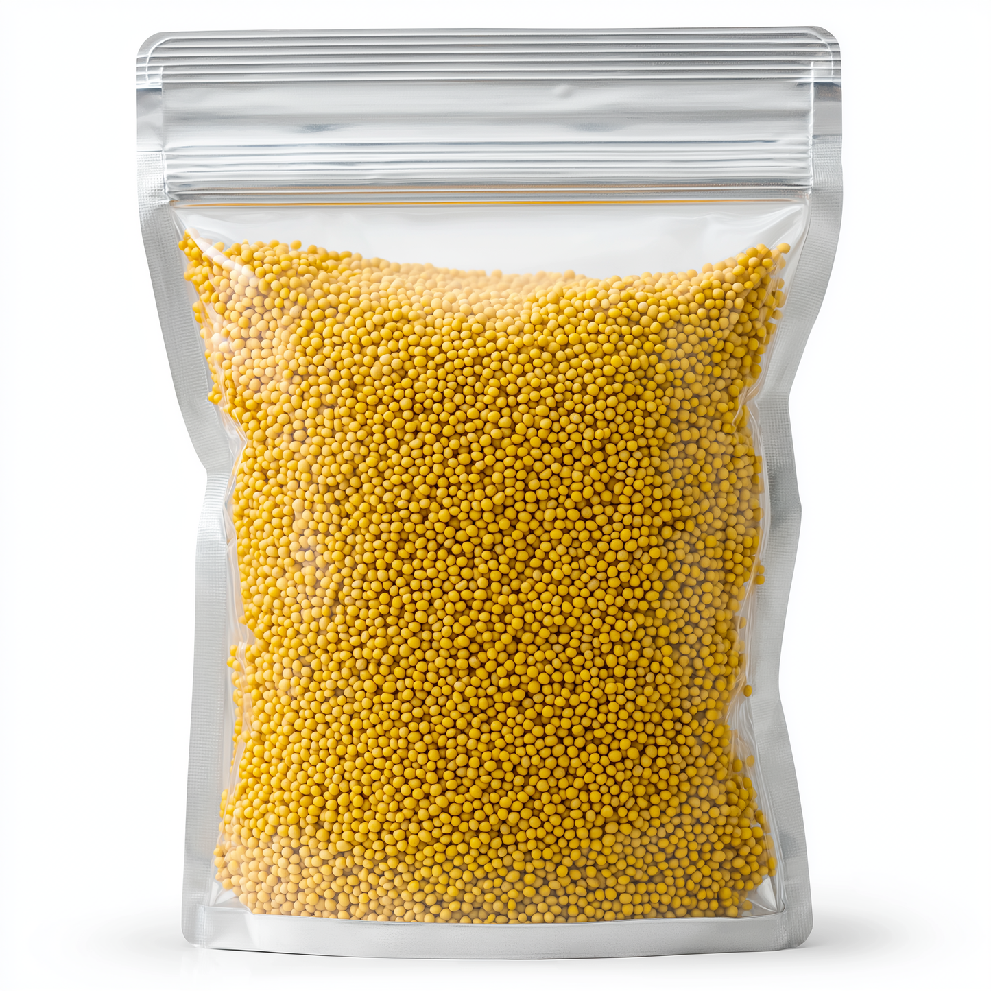 SavorSatch Yellow Mustard Seeds – 5lb Resealable Pouch | Whole Seeds, Certified Kosher, Non-GMO, Bold Flavor for Cooking, Pickling & Spice Blends